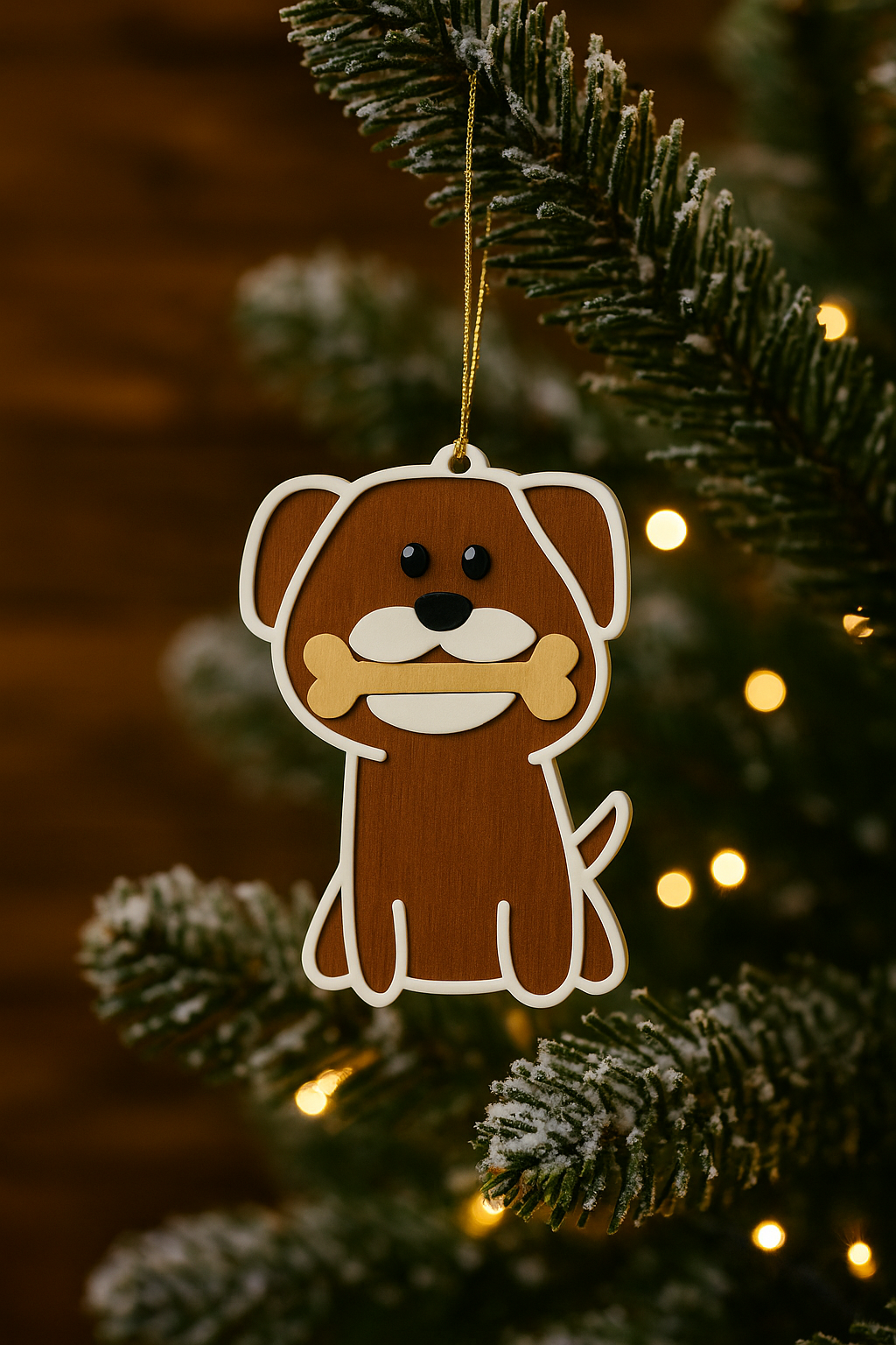 Santa’s Little Pup Ornament