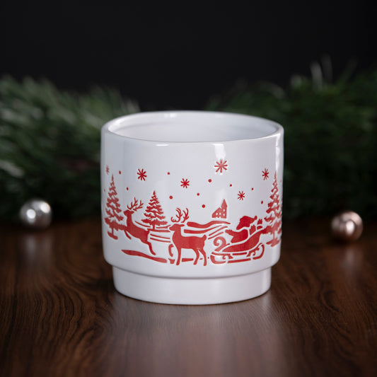 Starlit Sleigh Planter