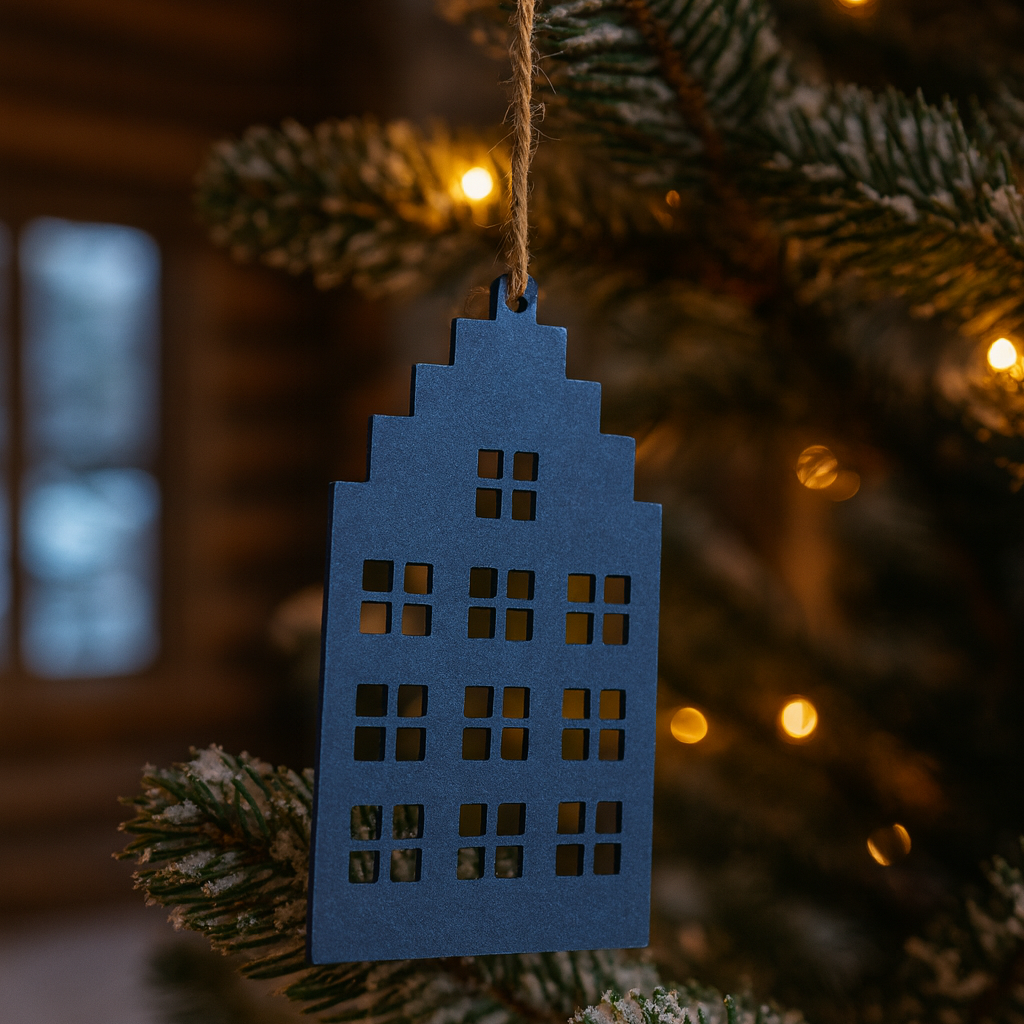 Stockholm Haus Ornament - Set of 2