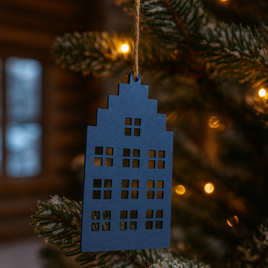 Stockholm Haus Ornament - Set of 2