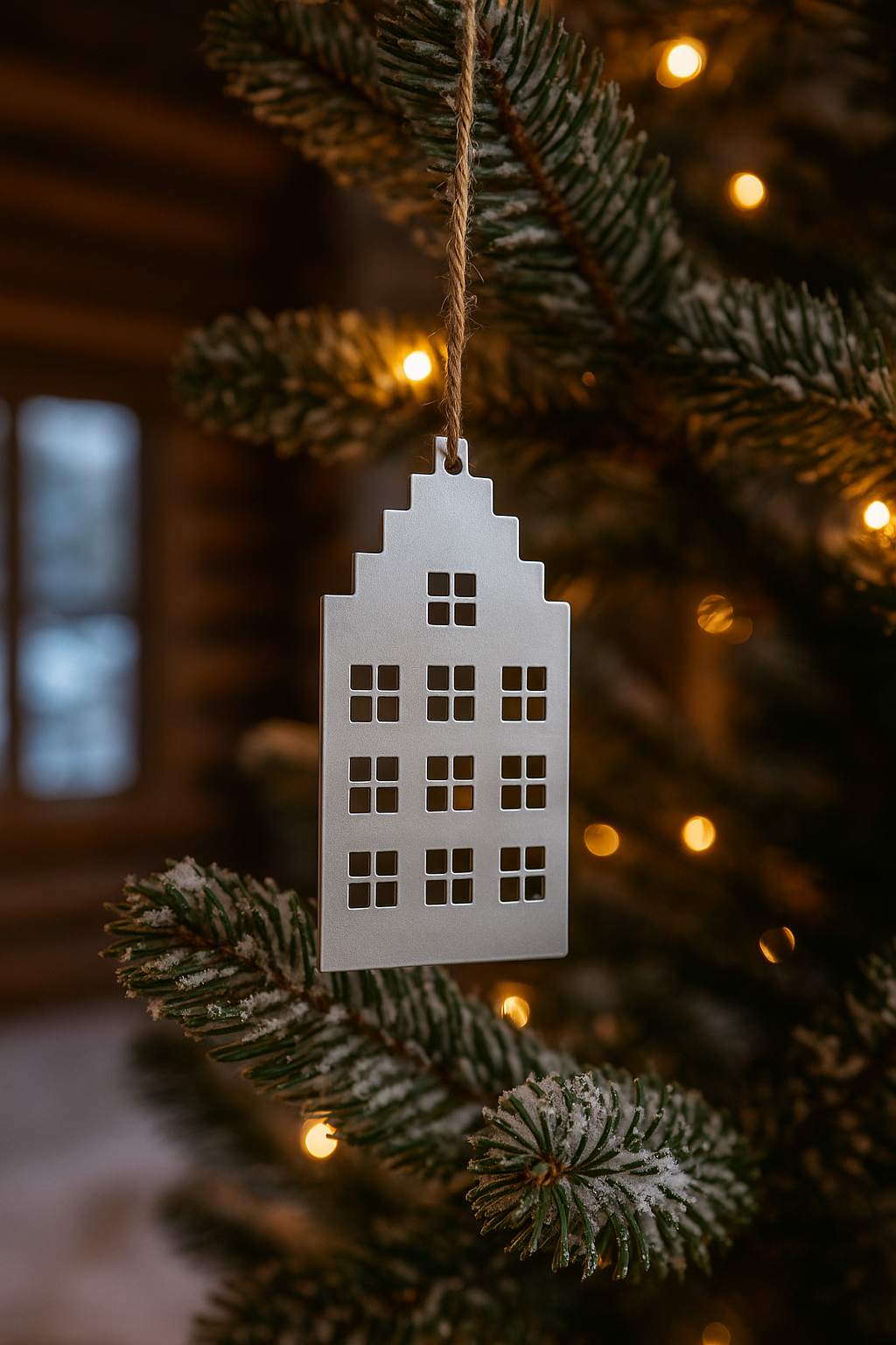 Stockholm Haus Ornament - Set of 2