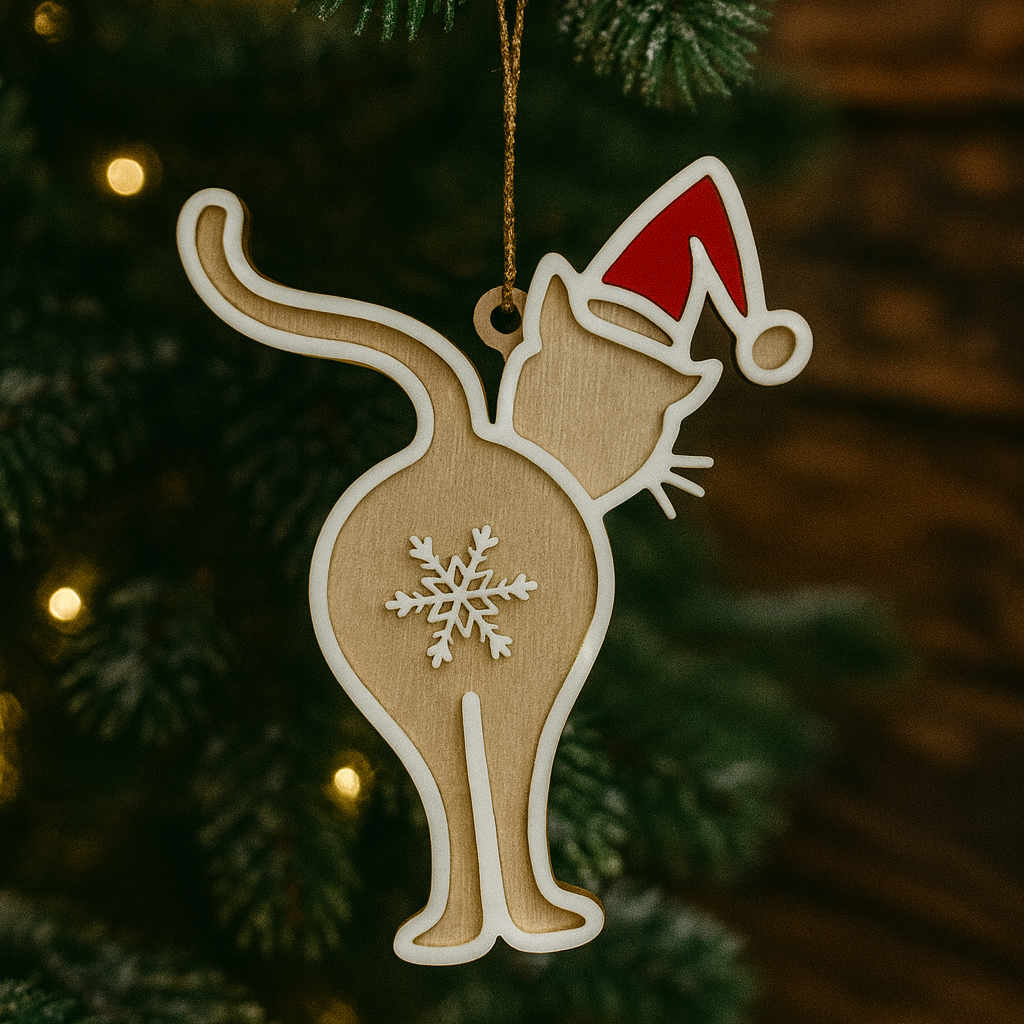 The Merry Meow Ornament