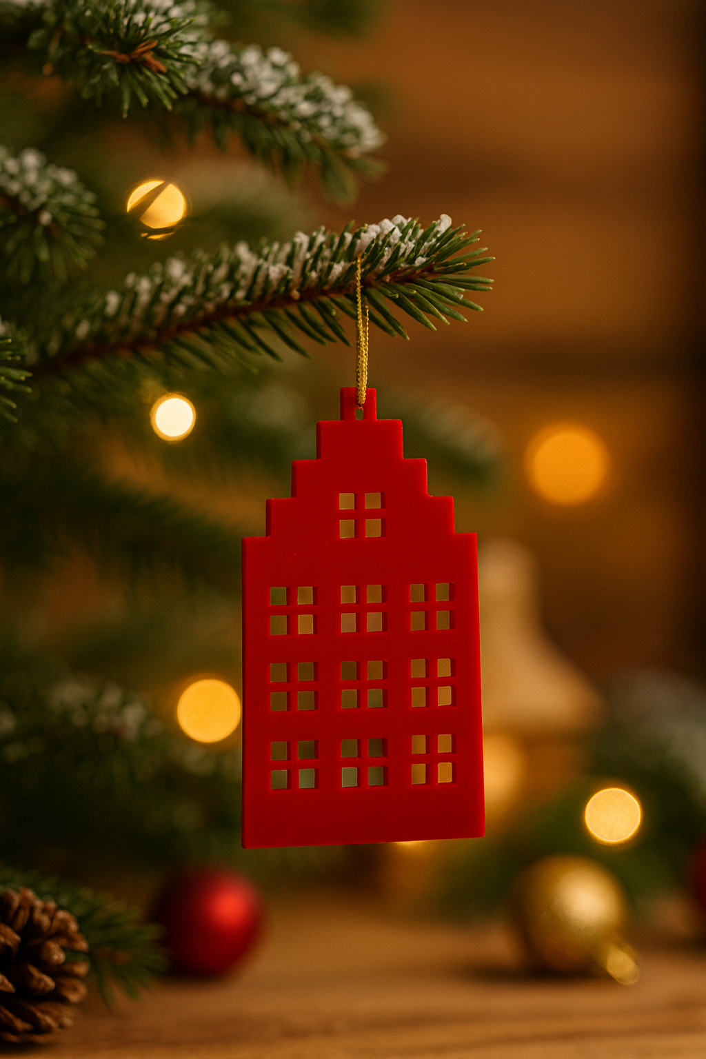 Stockholm Haus Ornament - Set of 2